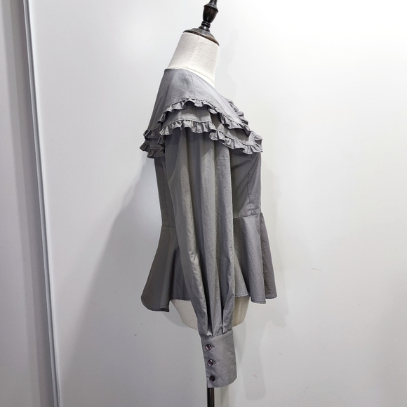 Double big collar blouse - Picture 5 of 10